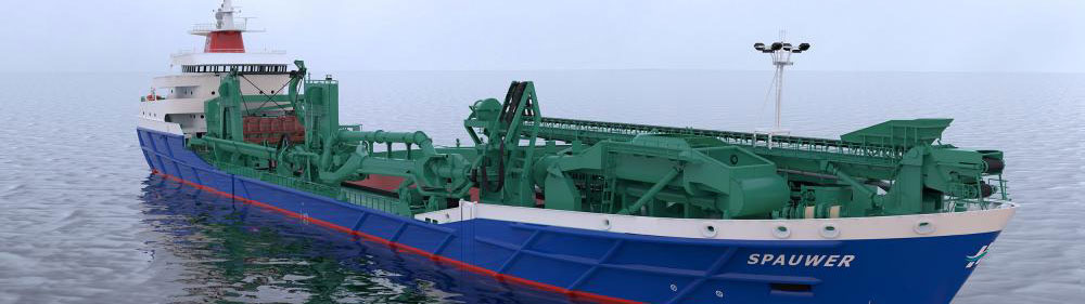 Self unloading Trailing Suction Hopper Dredger 7000m³