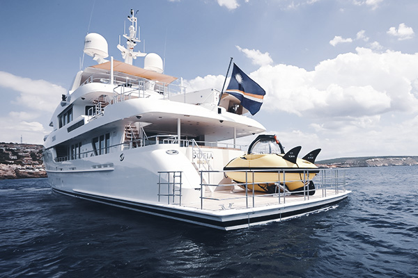 Marimecs yacht design submarine platform