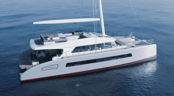 Marimecs ship design and engineering catamaran sailing yacht