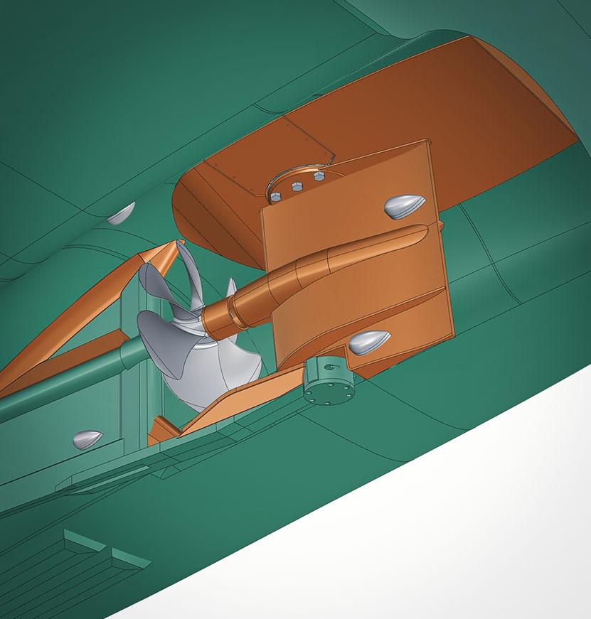 Marimecs new rudder design