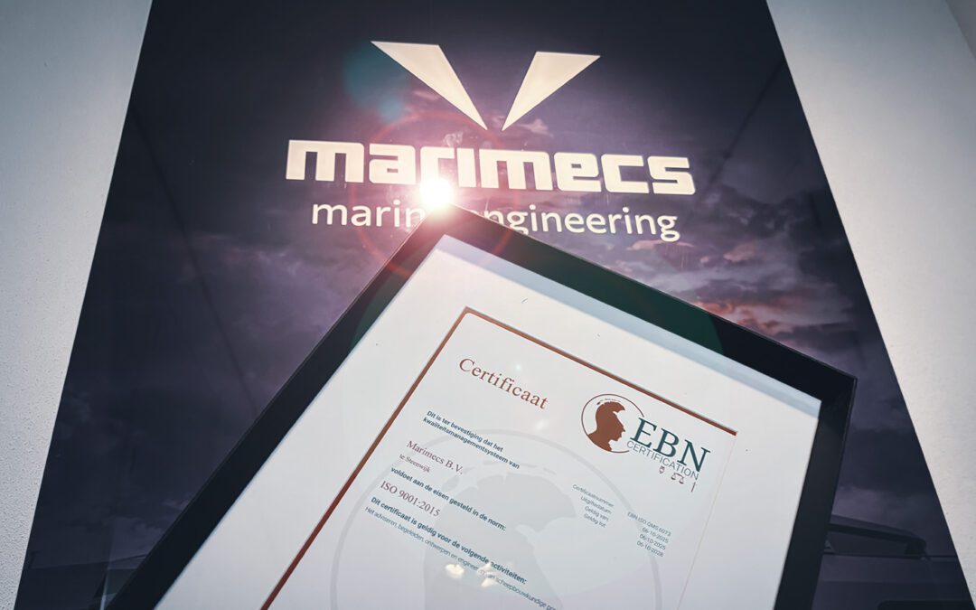 Marimecs achieved ISO 9001 certification