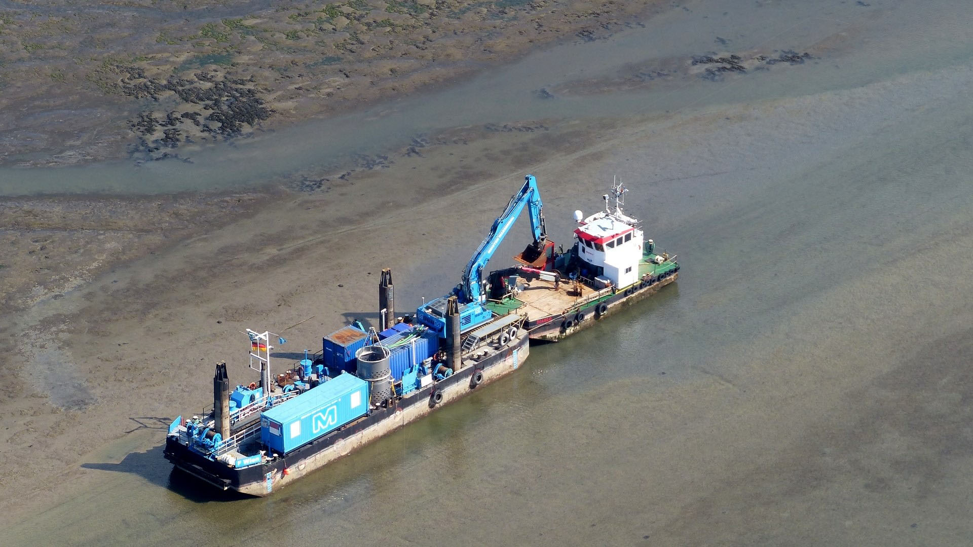 Diablo at work in the Wadden Sea | Before several upgrades